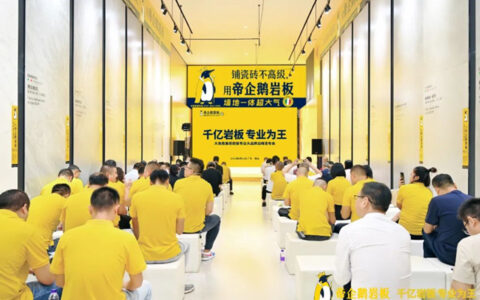 剑指岩板王者！帝企鹅，缔造第一个岩板专业大品牌