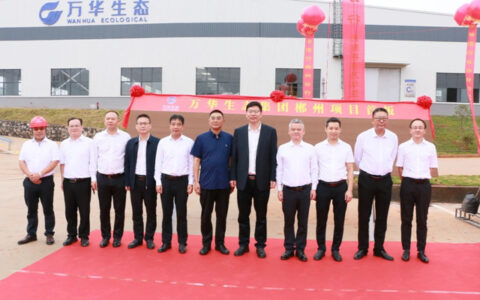 万华生态绿色大家居产业版图再添“新成员” ——郴州项目投产开工仪式成功举办
