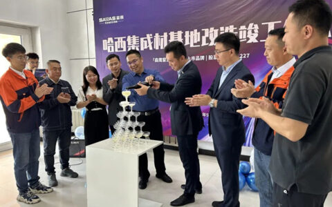 森鹰窗业哈西基地集成材生产线改造竣工