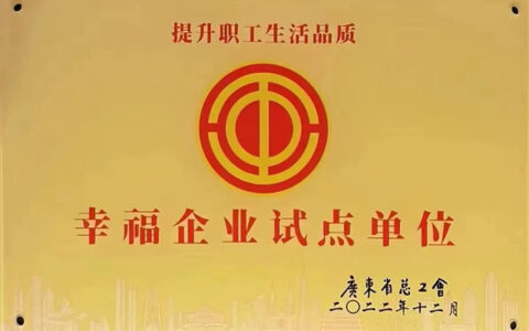 喜报！新明珠集团获评广东省第一批“幸福企业试点单位”