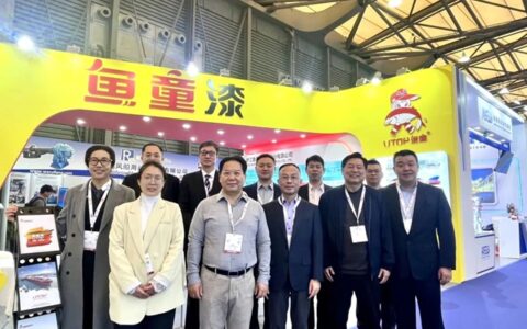 鱼童漆以船舶涂料C位亮相海事展