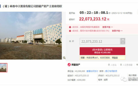 居然之家蕲春店，全部资产被拍卖！