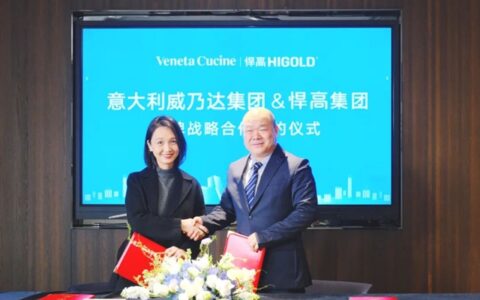 意大利橱柜巨头威乃达牵手悍高，双剑合璧，舞动全球！