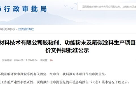 投资4.5亿！年产4.1万吨涂料等项目即将开建