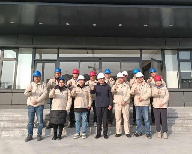 山东德威工厂建成投产，临沂市政府领导莅临指导工作