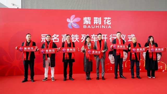 紫荆花高铁冠名品牌专列第二列盛大启航！