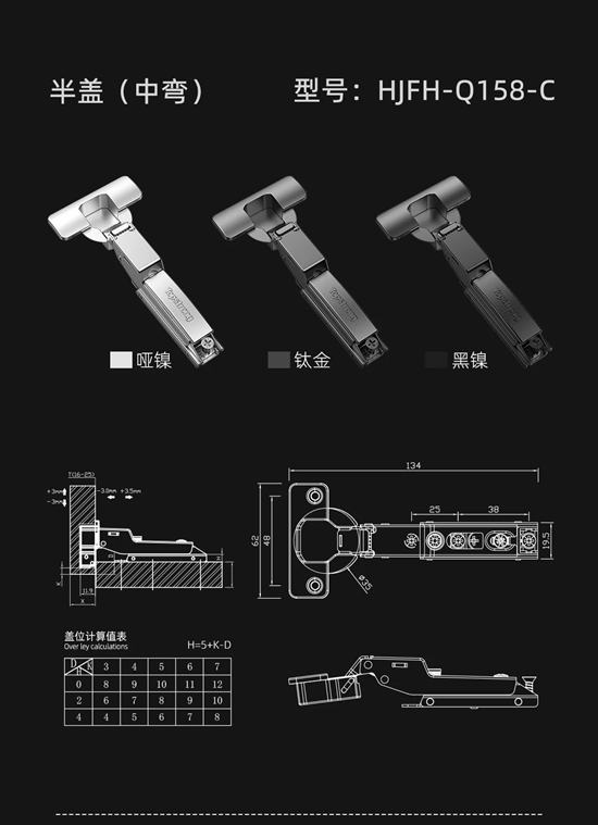 独特M2段力，开合一步到位｜顶固一字静音阻尼铰链焕新上市