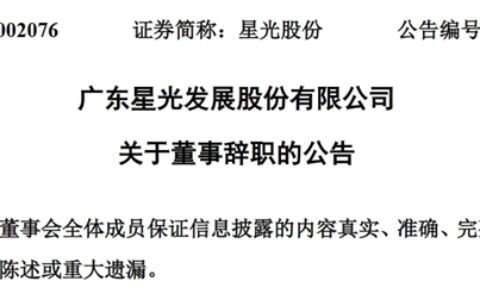 又一家照企董事辞职