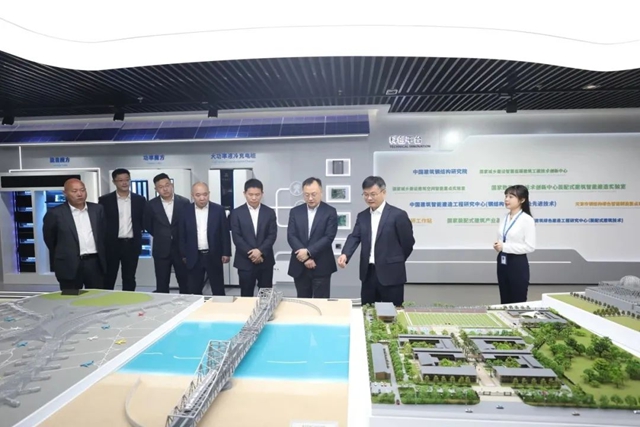 北新建材与中建科工开展座谈交流