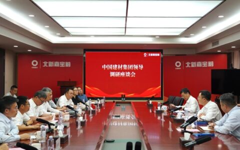 ​中国建材股份总裁魏如山调研北新嘉宝莉