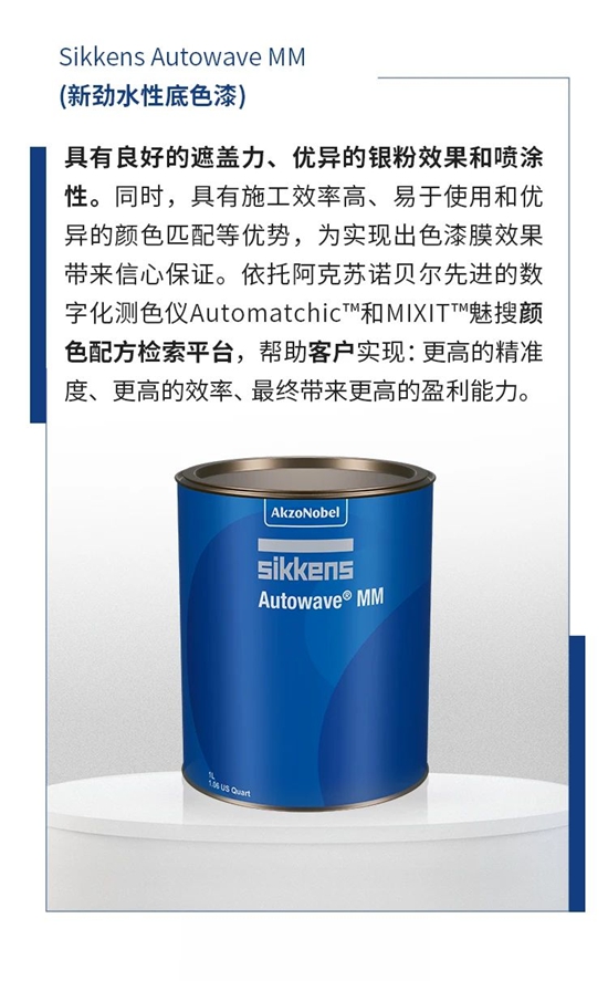 阿克苏诺贝尔新劲水性汽车修补漆荣获“中国汽修环保产品”称号！