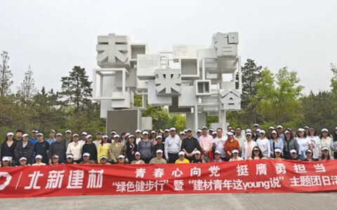 北新建材各级团组织开展多YOUNG五四活动
