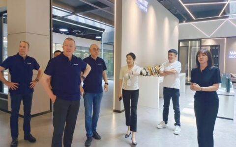 德国丝吉利娅集团总裁携高管团队到访沃伦门窗山东基地