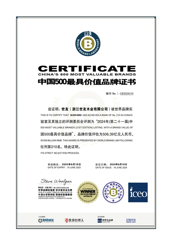 世友品牌价值506.39亿！连续20年上榜中国最具价值品牌TOP500