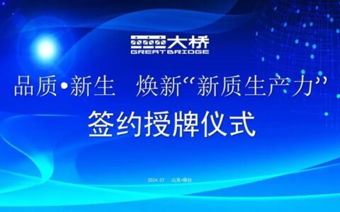 大桥油漆隆重举行战略合作签约授牌仪式