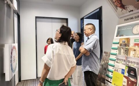 美国邓恩迎接广东技术师范大学美术学院领导团队，探索涂料应用新前景