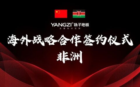 扬子地板海外战略合作签约仪式圆满成功！战略签署地区—非洲