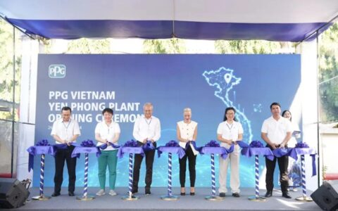 PPG东南亚 | 越南工厂扩建完成，消费电子类产品水性装饰漆产能增加