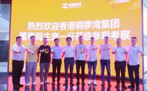 香港铜锣湾集团高层莅临高德瓷砖，共绘合作新篇章
