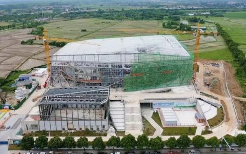 三棵树TPO防水卷材助力广德市新城区全民健身中心项目建设