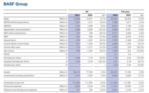 巴斯夫全年揽收653亿欧元！42.8亿涂料业务未来何去何从？