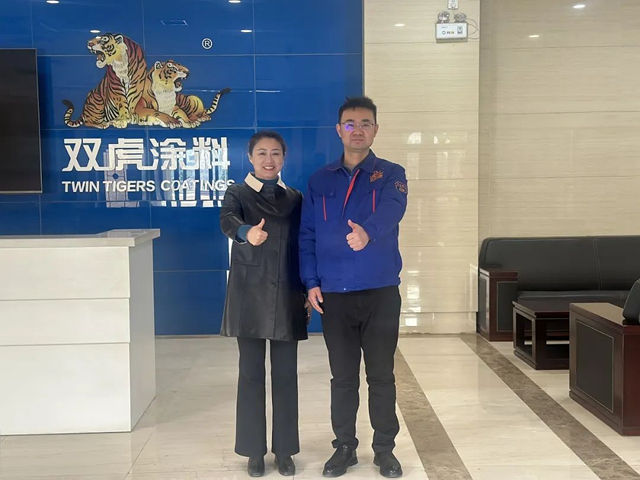 湖南新威凌与武汉双虎涂料开展深度交流，共促高质量发展