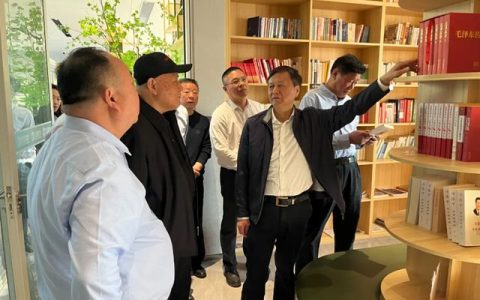 省、市关工委领导一行参访调研九阳防水关工委组织工作