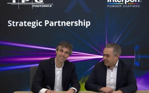 阿克苏诺贝尔携手IPG Photonics，开创粉末涂料激光固化新技术