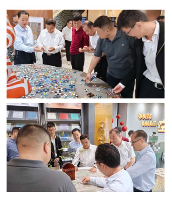 陕西科技大学领导一行莅临旭日集团参观指导
