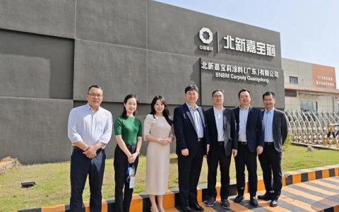 韩国LOTTE高管团队到访北新嘉宝莉，开展深度合作交流