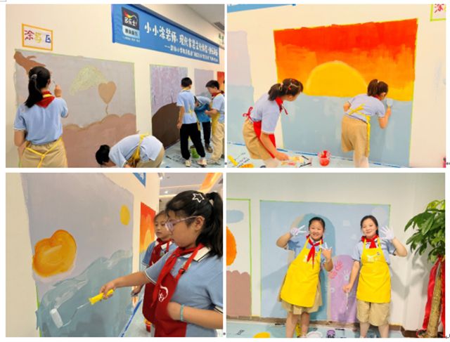 多乐士开启小学生"职业体验营" 孩子们争做“小小艺术涂装师”