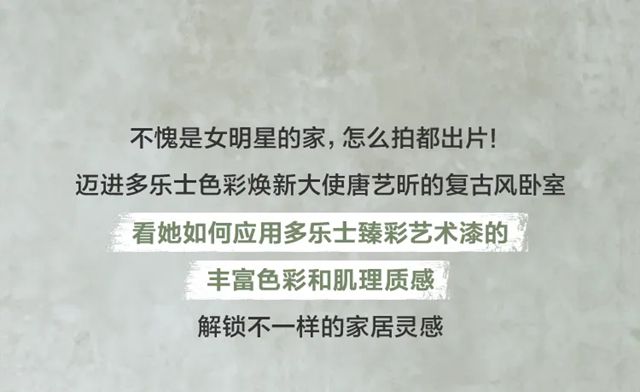 多乐士臻彩艺术漆解锁家居新可能