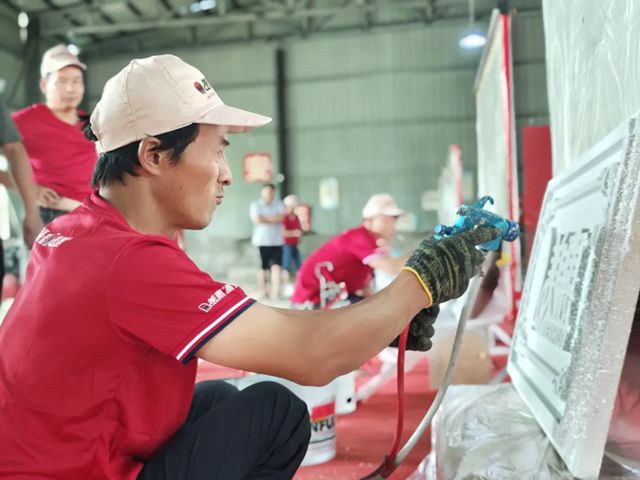 共“湘”盛举！湖南最强仿石涂料匠人来咯