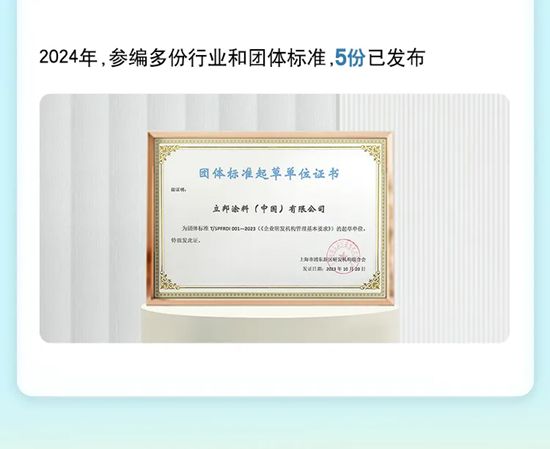 一图读懂立邦2024年可持续发展报告