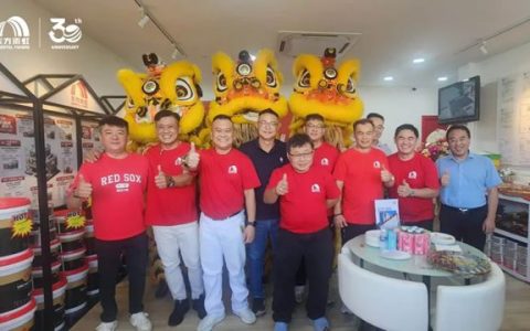 闪耀东马！东方雨虹马来西亚首家专卖店盛大开业