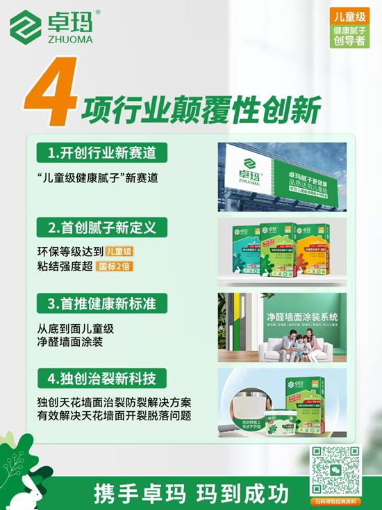 儿童级健康腻子破局者！卓玛以硬核实力领跑蓝海赛道