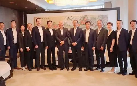 西卡首席执行官率团参访上海建工集团！