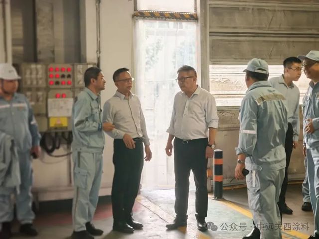 香港中远海运副总裁林健赴中远关西金山工厂高温慰问及调研