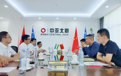 中国驻乌兹别克斯坦大使馆商务参赞孙岩赴中亚北新调研指导
