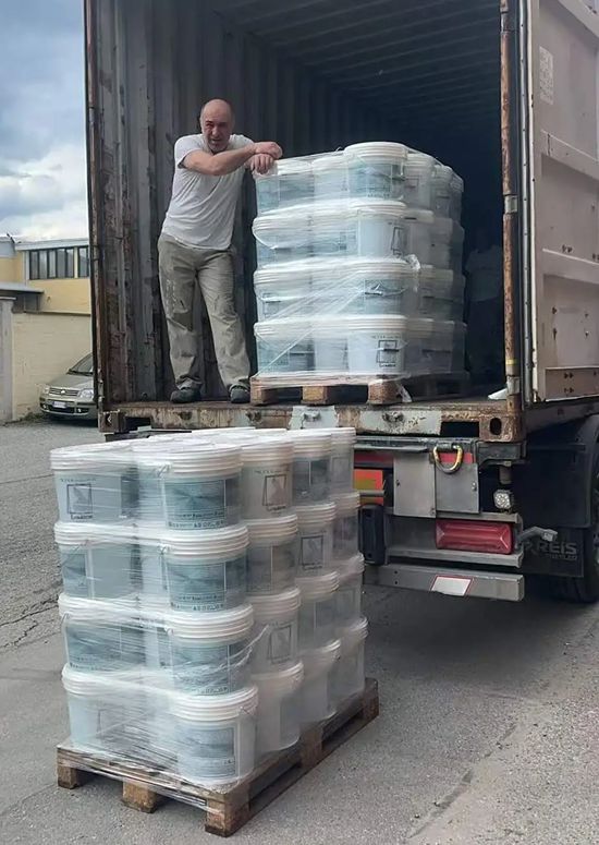 万里臻品：意大利兰铂进口艺术涂料新货到港​