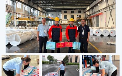 工会送清凉 关怀暖人心|九阳防水开展“高温送清凉”活动