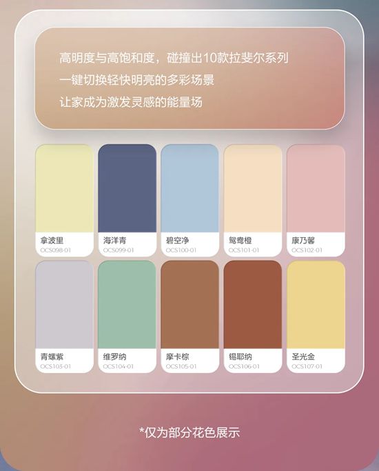 三棵树｜多元面板，解锁生活美学质感