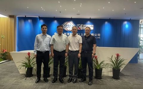 中国集装箱行业协会集装箱生产分会秘书长万永波一行到访中远关西
