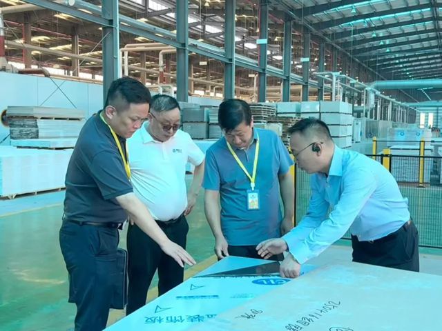 淮南市潘集区区长李国柱一行莅临鳄鱼尼卡集团，共探绿色转型新篇