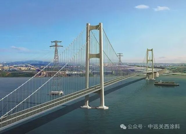 守护世界第一跨！中远关西为常泰长江大桥披上最美防腐外衣