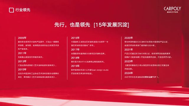 艺术涂料领导品牌！开创者！嘉宝莉实至名归！