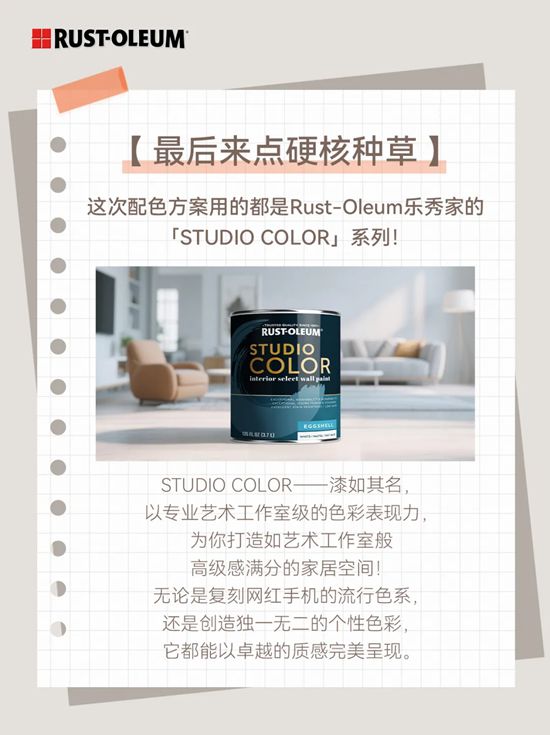 RUST-OLEUM乐秀装饰漆 | 还在纠结网红手机选哪个颜色? 把它刷上墙吧！