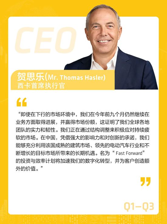 西卡前三季度财报，正式发布！