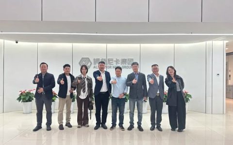 天尚设计集团胡庆龙院长一行莅临鳄鱼尼卡集团考察交流