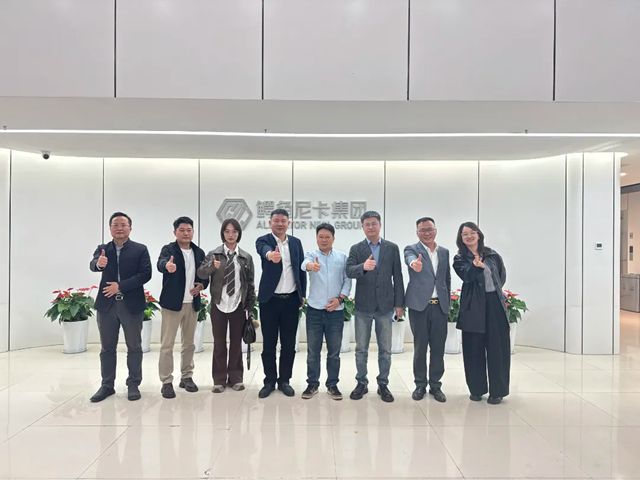 天尚设计集团胡庆龙院长一行莅临鳄鱼尼卡集团考察交流